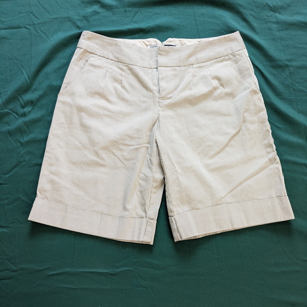 necessary objects Pinstriped Shorts